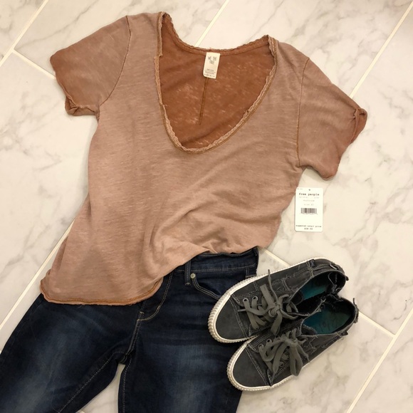 ❗️LAST DAY 1/8❗️Free People NWT Saturday Tee - Picture 3 of 6